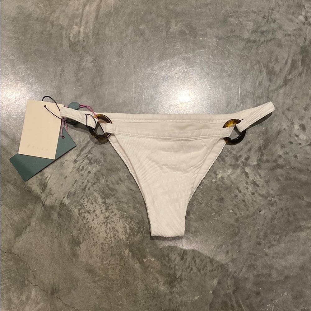 Ella White Bikini Bottom